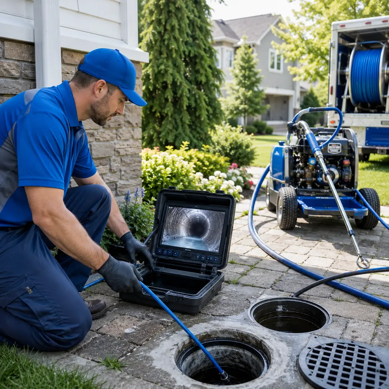Outdoor drain cleaning professionals serving Auburn, IN